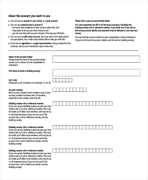 housing benefit claim form for new claims