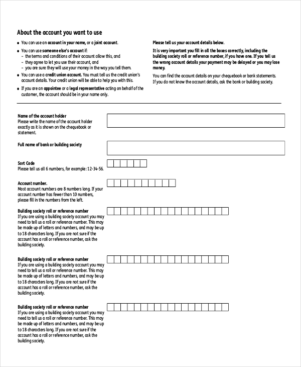 FREE 11+ Sample Housing Benefit Forms in PDF MS Word