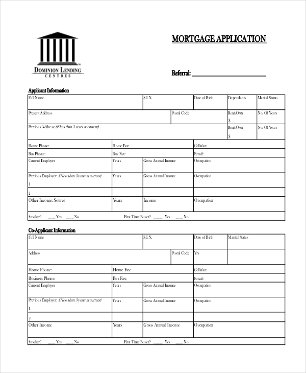 free-10-sample-mortgage-application-forms-in-ms-word-pdf