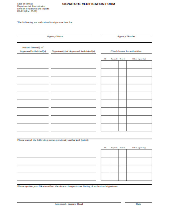 Free 23+ Sample Verification Forms In Pdf 