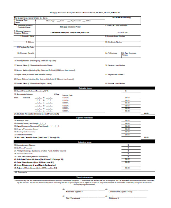 simple statement of claim form