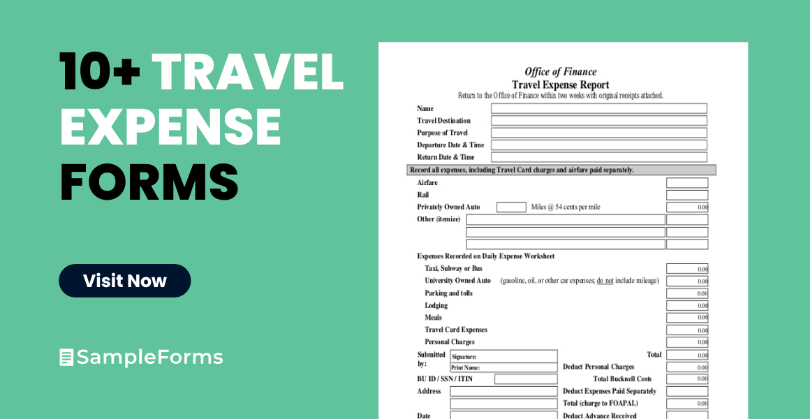 travel expense form