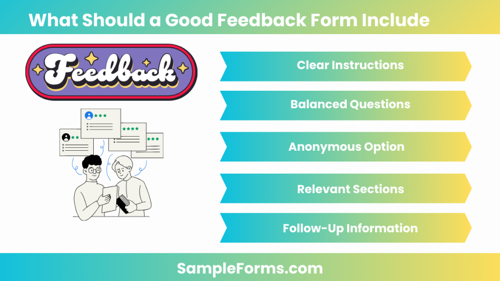 what should a good feedback form include 1024x576