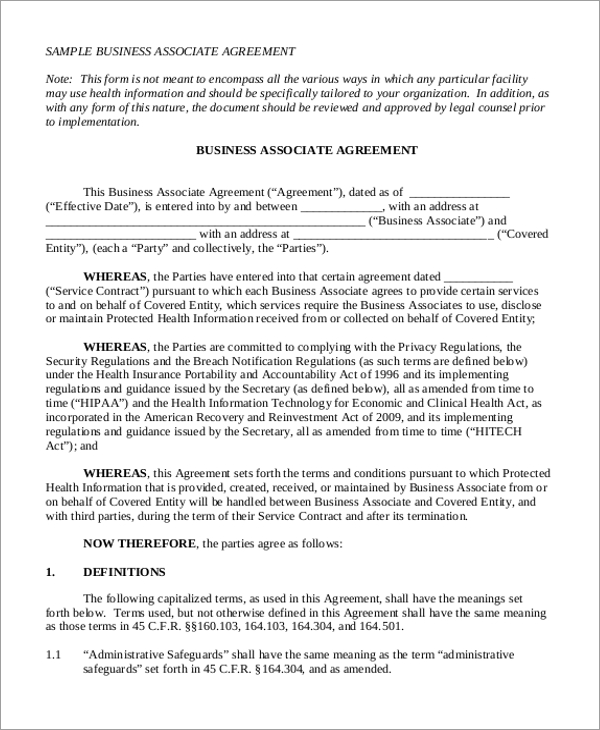 FREE 21+ Sample Agreement Forms in PDF | MS Word | Excel