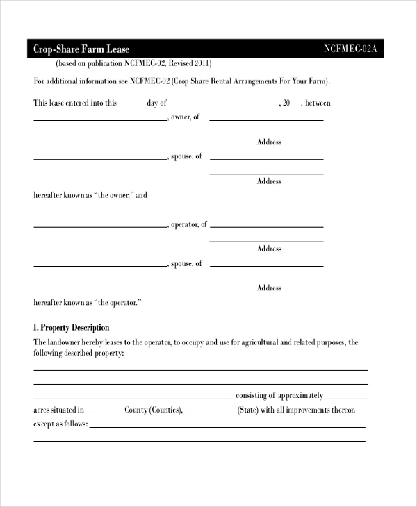 FREE 8+ Sample Land Contract Forms in PDF MS Word