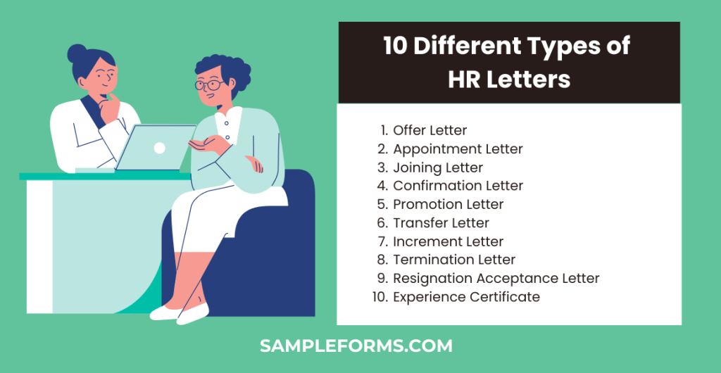 different types of hr letters 1024x530