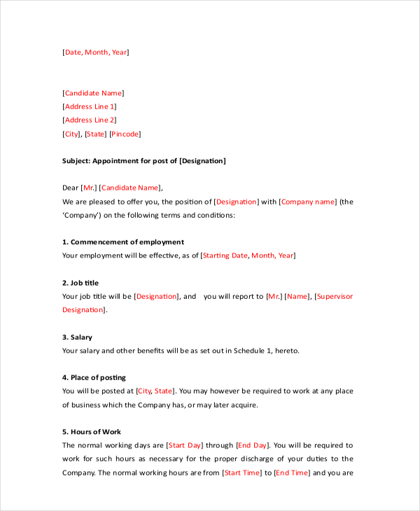 FREE 13 Sample Formal Letters In PDF MS Word