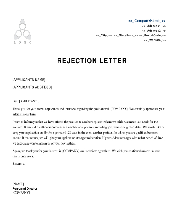 Hr Letter Template