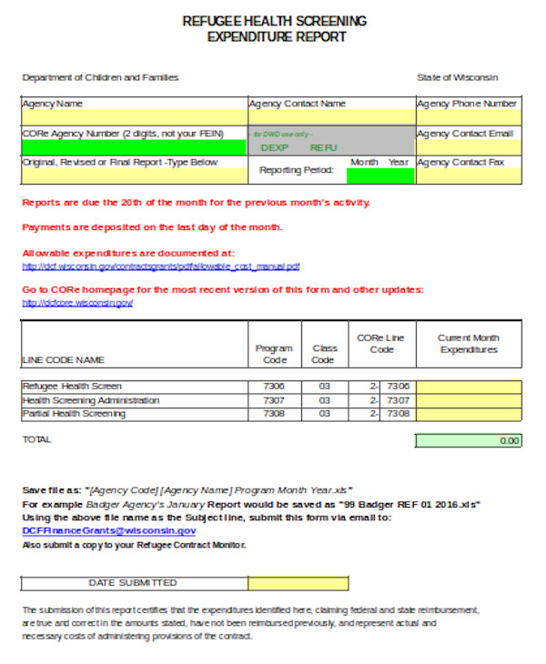 Free 11 Sample Health Screening Forms In Pdf Ms Word Excel 4463