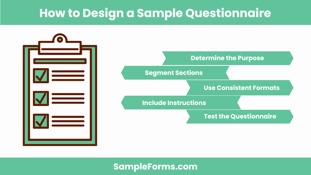 how to design a sample questionnaire