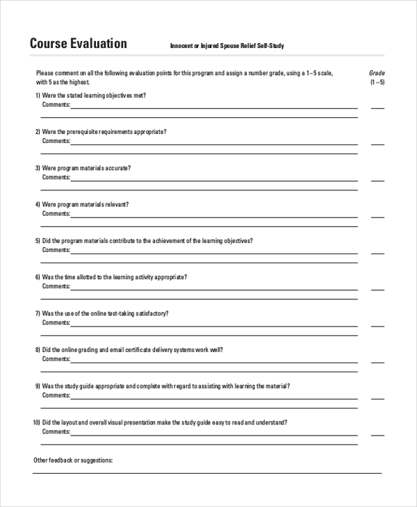 FREE 9+ Sample Injured Spouse Forms in PDF