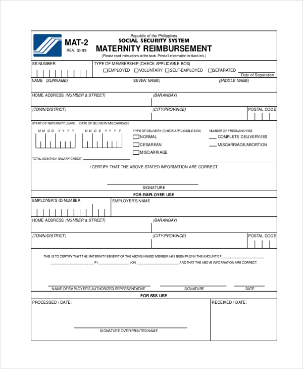FREE 18+ Sample Reimbursement Forms in PDF MS Word Excel