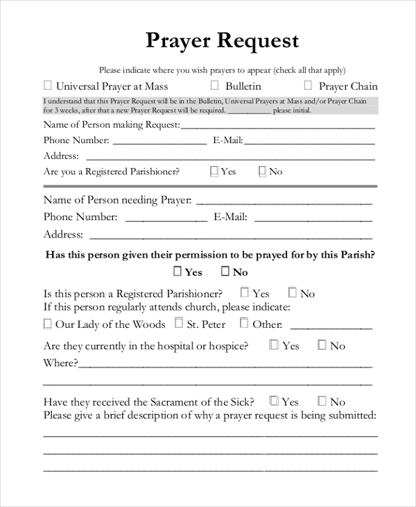 FREE 23+ Sample Request Forms in PDF | Excel | Word