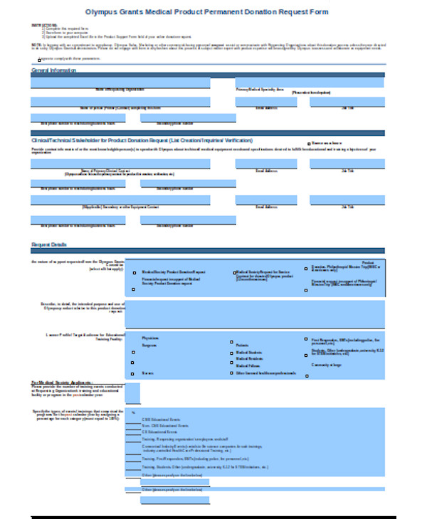 FREE 15+ Donation Request Form Samples, PDF, MS Word, Google Docs, Excel