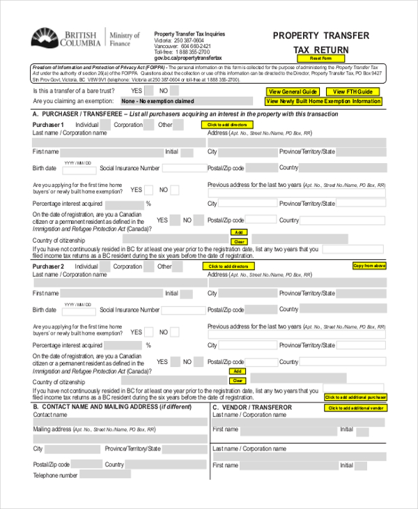 property transfer tax return form1