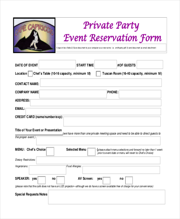 free-10-sample-restaurant-reservation-forms-in-pdf-ms-word