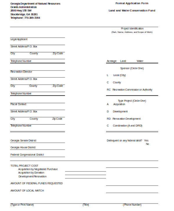 sample lease application form