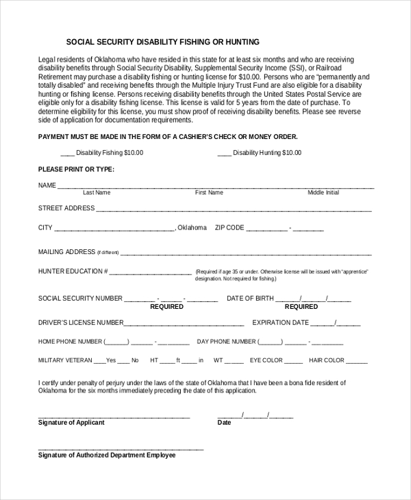 FREE 23+ Sample Disability Forms in PDF | Word | Excel