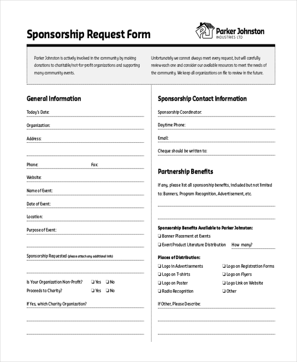 sponsorship request form1