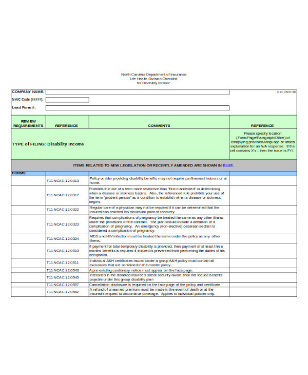 FREE 23+ Sample Disability Forms in PDF | Word | Excel