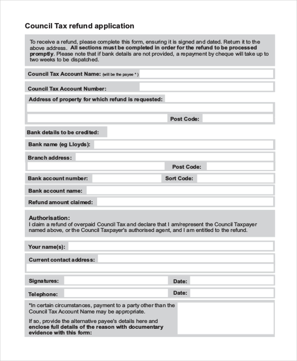FREE 22+ Sample Tax Forms in PDF Excel MS Word