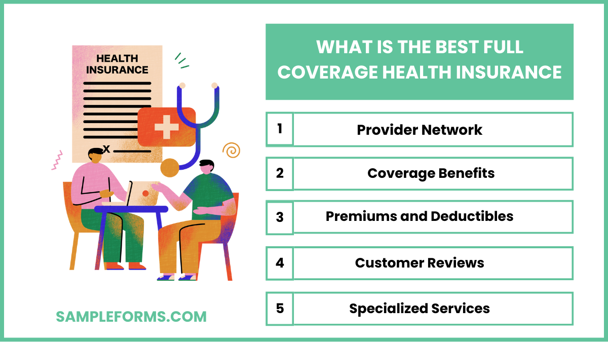 what is best full coverage health insurance