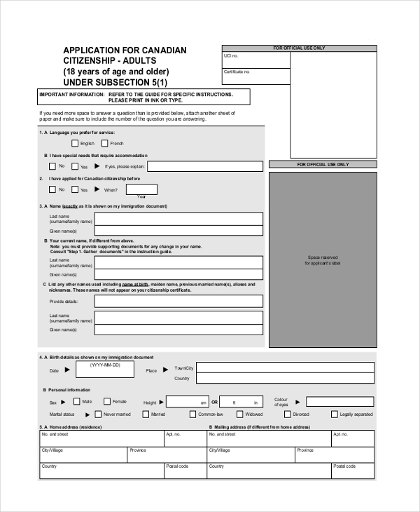 free-9-sample-citizenship-application-forms-in-ms-word-pdf-excel