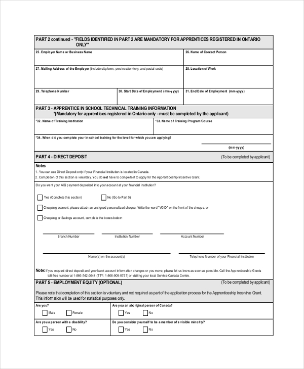 Free 17 Sample Grant Application Forms In Pdf Ms Word Excel