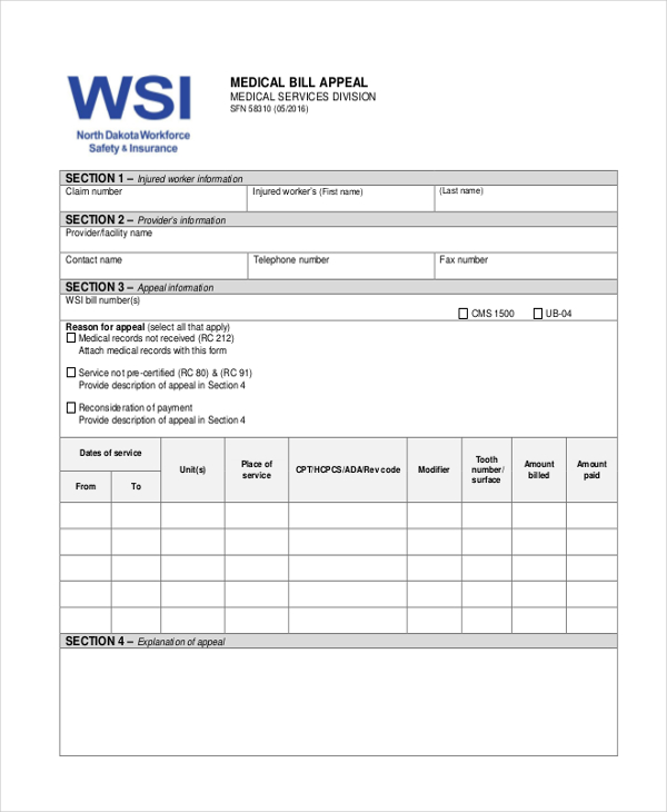 FREE 26+ Medical Form Samples, PDF, MS Word, Google Docs, Excel