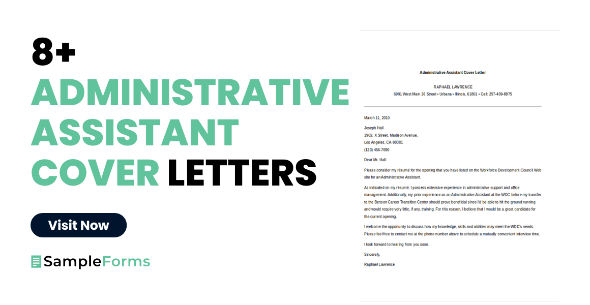 administrative assistant cover letter