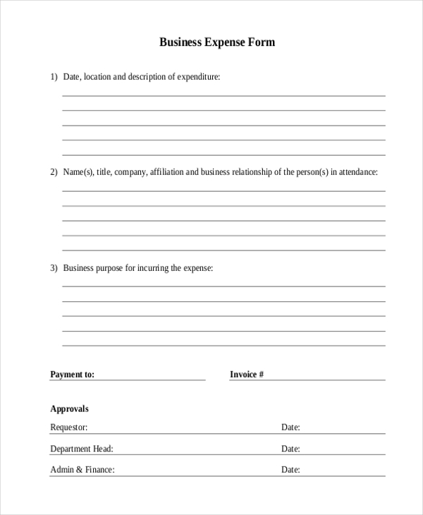 FREE 20+ Sample Business Forms in PDF | MS Word