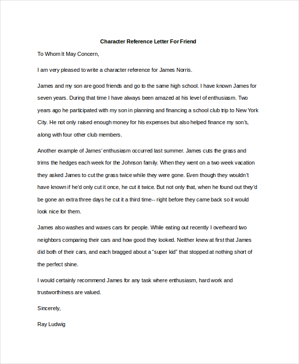 character reference letter for friend1