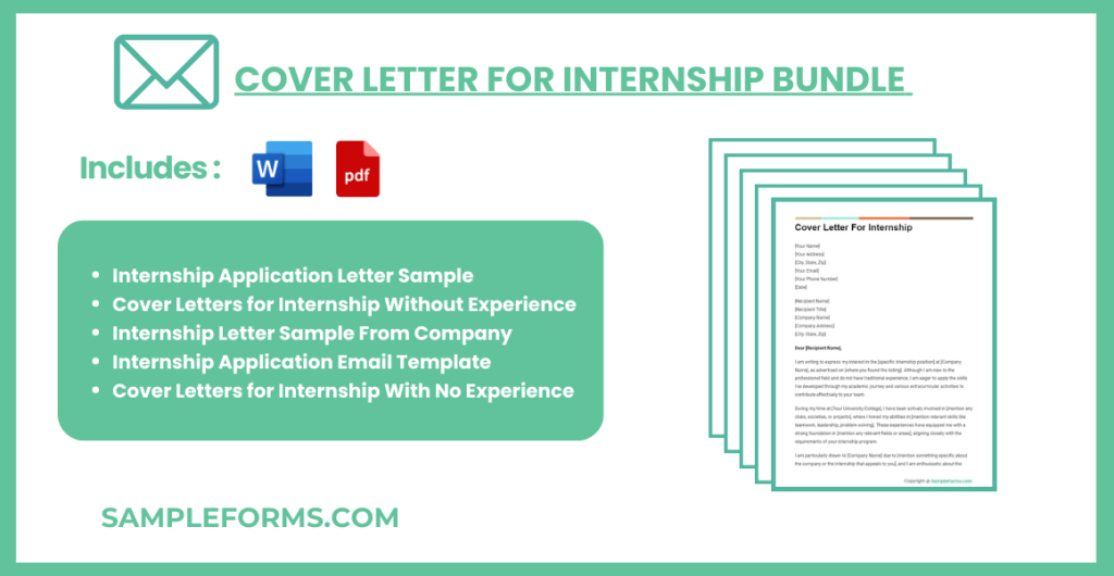 cover letter for internship bundles 1024x530
