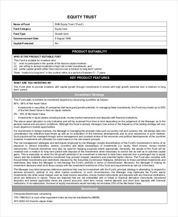 FREE 16+ Sample Will and Trust Forms in PDF | MS Word