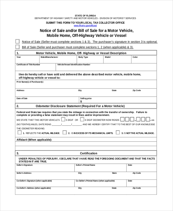 Free California Dmv Bill Of Sale Form Pdf Docx Vrogue