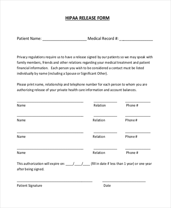 free-11-sample-hipaa-release-forms-in-pdf-ms-word