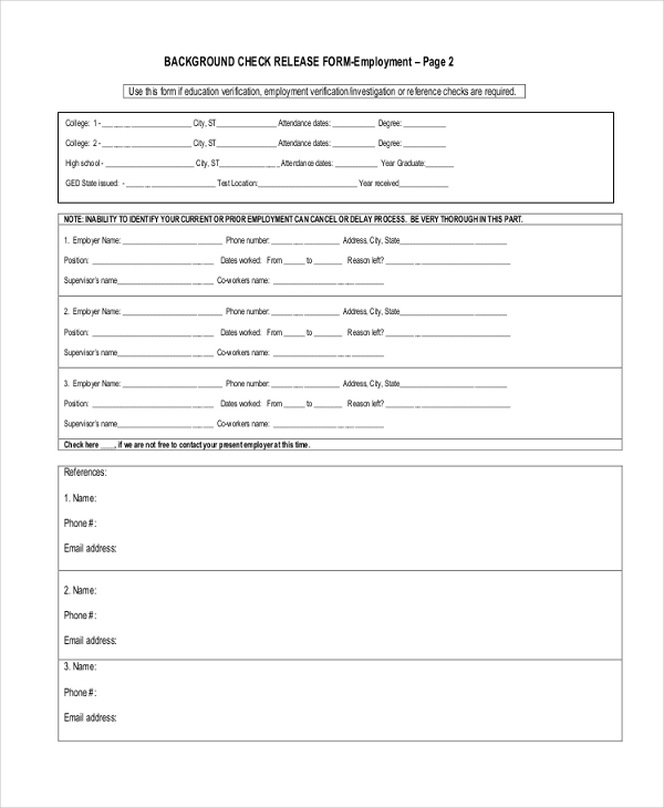 FREE 10+ Sample Job Verification Forms in PDF | MS Word | Excel