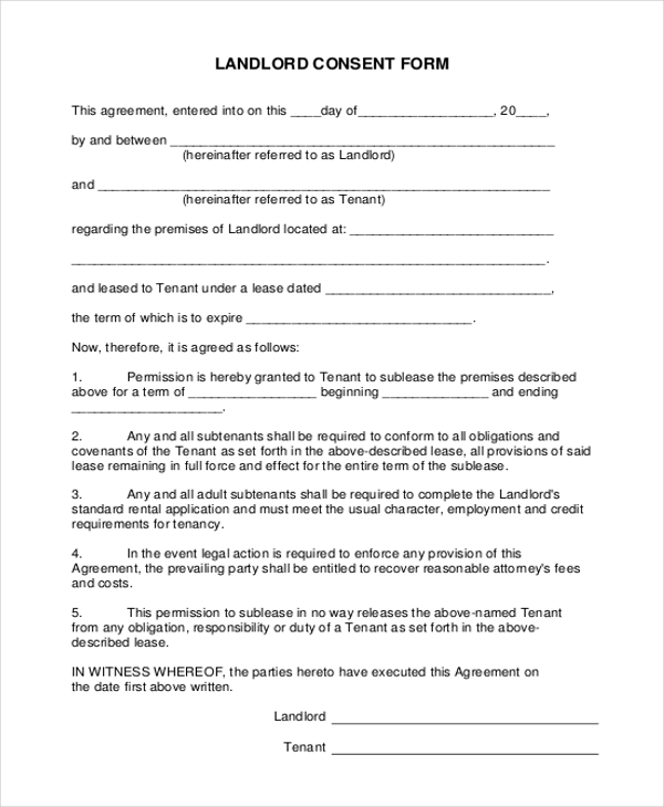 Sample Landlord Form - 18+ Free Documents in Word, PDF