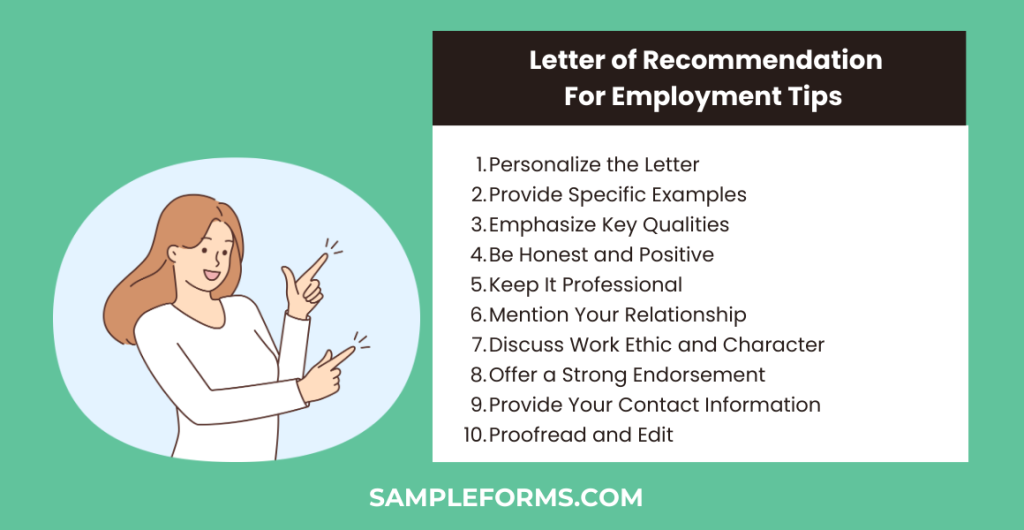 letter of recommendation for employment tips 1024x530