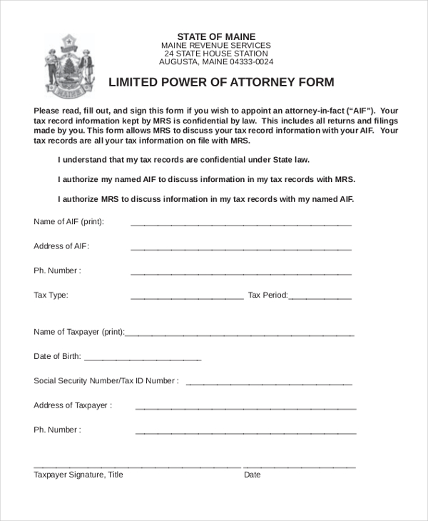 Sample Power of Attorney Form - 10+ Free Documents in Doc, PDF
