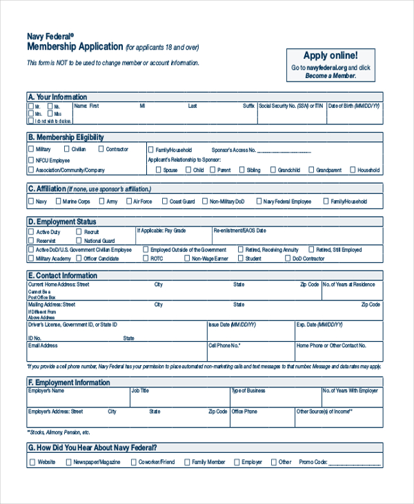 form application sample free printable job Old PDF  Forms Navy FREE Application  Sample 8