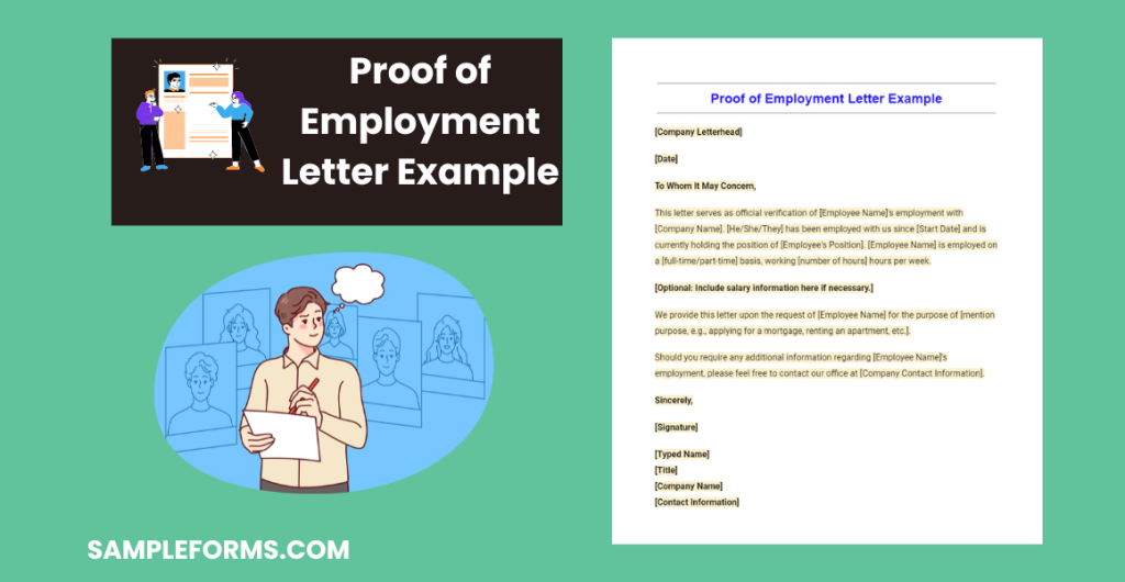 proof of employment letter example 1024x530