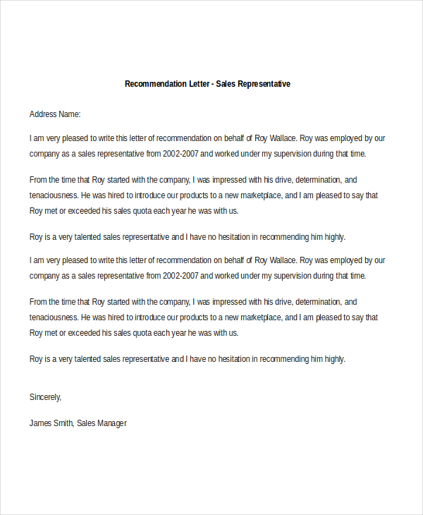 Letter Of Recommendation Draft from images.sampleforms.com