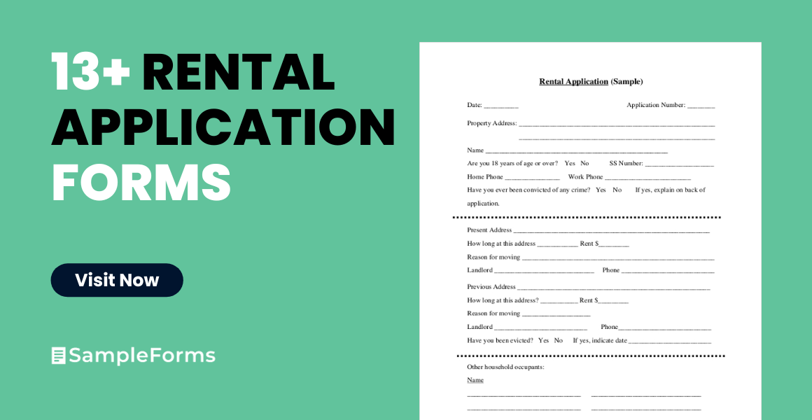 rental applications form