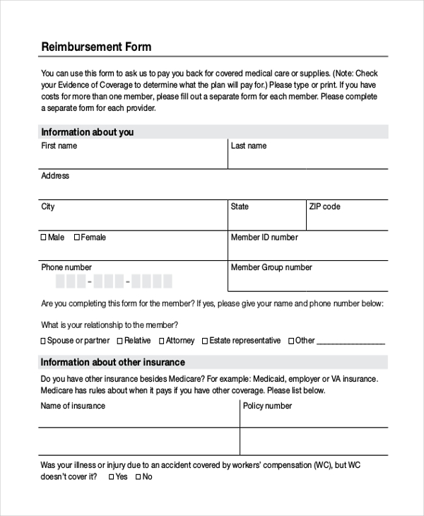 free-14-sample-reimbursement-forms-in-pdf-ms-word-excel