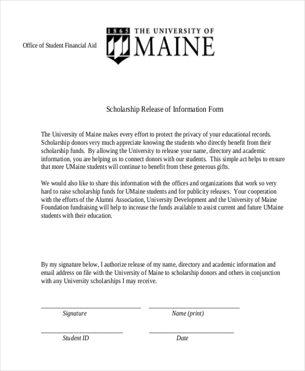 FREE 13+ Sample Release of Information Forms in PDF MS Word