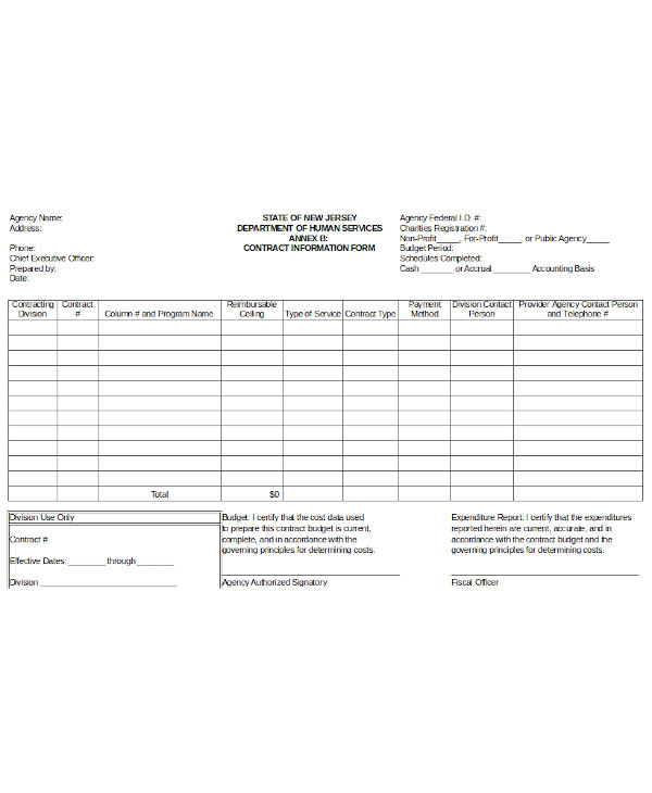 FREE 24+ Sample Contract Forms in PDF | MS Word | Excel