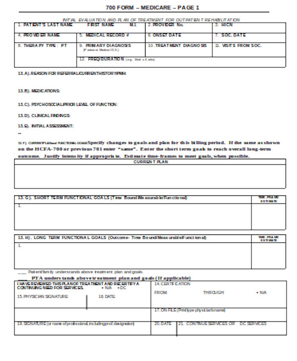 Printable Medicare Application Forms Printable Forms Free Online