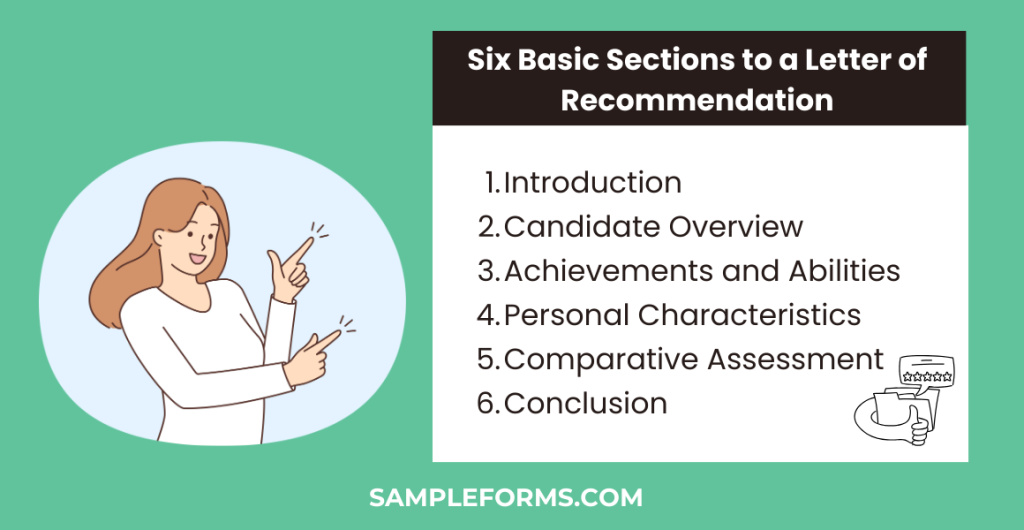 six basic sections to a letter of recommendation 1024x530