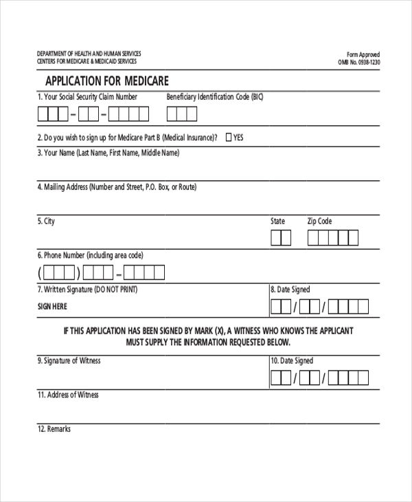 FREE 8  Sample Social Security Application Forms in PDF